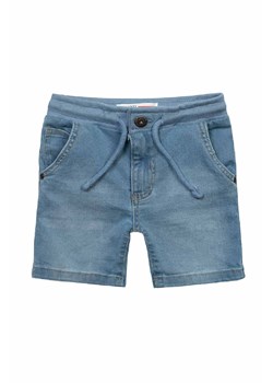 Niemowlęce szorty jeansowe ze ściągaczem w pasie ze sklepu 5.10.15 w kategorii Spodenki niemowlęce - zdjęcie 169689131
