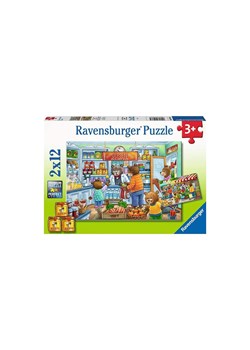 Puzzle dla dzieci 2D:  W supermarkecie  2x12 elementów - wiek 3+ ze sklepu 5.10.15 w kategorii Puzzle - zdjęcie 169689172