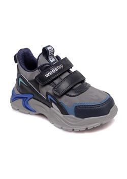 Sportowe buty chłopięce szare moro na rzep Weestep ze sklepu 5.10.15 w kategorii Buty sportowe dziecięce - zdjęcie 169689280