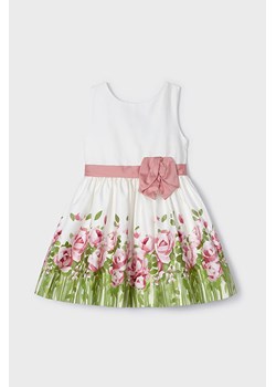 Sukienka lamówka dla dziewczynki Mayoral - różowa ze sklepu 5.10.15 w kategorii Sukienki dziewczęce - zdjęcie 169689303