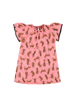 Różowa sukienka dziewczęca w pieski ze sklepu 5.10.15 w kategorii Sukienki dziewczęce - zdjęcie 169689310