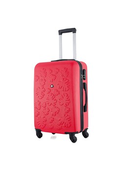 Duża twarda walizka (100 L) różowa - 75x48x33 cm ze sklepu 5.10.15 w kategorii Walizki - zdjęcie 169689362