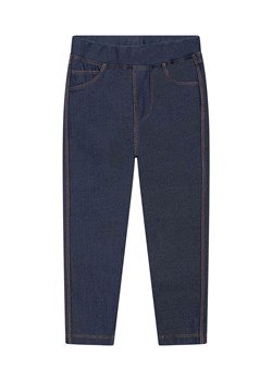 Niebieskie spodnie typu jegginsy dla niemowlaka ze sklepu 5.10.15 w kategorii Spodnie i półśpiochy - zdjęcie 169689421