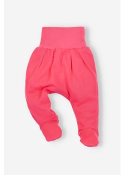 Półśpiochy niemowlęce z bawełny organicznej dla dziewczynki ze sklepu 5.10.15 w kategorii Spodnie i półśpiochy - zdjęcie 169689461