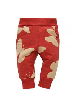 Bawełniane spodnie niemowlęce Imagine czerwone ze sklepu 5.10.15 w kategorii Spodnie i półśpiochy - zdjęcie 169689523
