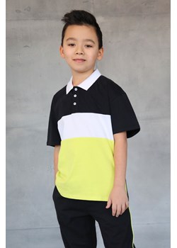 Bawełniany t-shirt polo dla chłopca w paski ze sklepu 5.10.15 w kategorii T-shirty chłopięce - zdjęcie 169689663