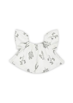 Bawełniana bluzka niemowlęca z motywem roślinnym ze sklepu 5.10.15 w kategorii Koszulki niemowlęce - zdjęcie 169689680