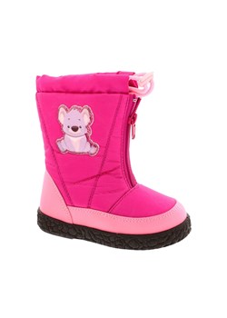 Buty zimowe dla dziewczynki różowe z koalą ze sklepu 5.10.15 w kategorii Buty zimowe dziecięce - zdjęcie 169689733