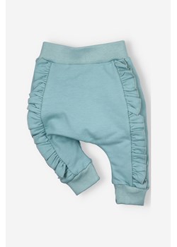 Spodnie niemowlęce z bawełny organicznej dla dziewczynki ze sklepu 5.10.15 w kategorii Spodnie i półśpiochy - zdjęcie 169689850