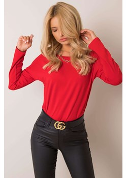 Czerwona bluzka damska z dekoltem na plecach ze sklepu 5.10.15 w kategorii Bluzki damskie - zdjęcie 169689871