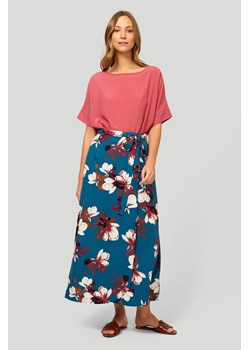 Długa wiskozowa spódnica damska w kwiaty ze sklepu 5.10.15 w kategorii Spódnice - zdjęcie 169690003