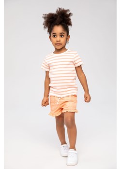 Prążkowana bluzka dla dziewczynki w paski ze sklepu 5.10.15 w kategorii Bluzki dziewczęce - zdjęcie 169690493