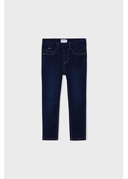 Granatowe jeansowe spodnie dziewczęce - Mayoral ze sklepu 5.10.15 w kategorii Spodnie chłopięce - zdjęcie 169690511