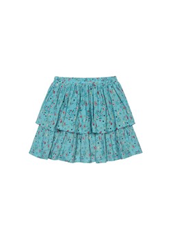 Niebieska spódnica z kwiatowym wzorem ze sklepu 5.10.15 w kategorii Spódnice - zdjęcie 169690642