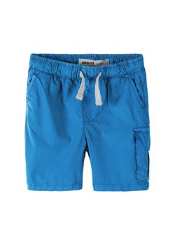 Niebieskie krótkie spodenki tkaninowe dla chłopca z bawełny ze sklepu 5.10.15 w kategorii Spodenki chłopięce - zdjęcie 169690931