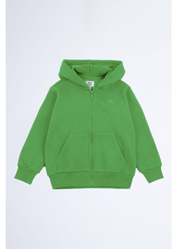 Zielona rozpinana bluza dresowa z kapturem - unisex - Limited Edition ze sklepu 5.10.15 w kategorii Bluzy dziewczęce - zdjęcie 169690934