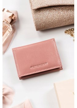 Mały, poziomy portfel damski na zatrzask — Peterson różowy ze sklepu 5.10.15 w kategorii Portfele damskie - zdjęcie 169691361