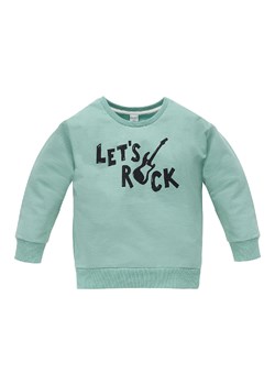 Bluza dla niemowlaka z bawełny Let's rock zielona ze sklepu 5.10.15 w kategorii Bluzy i swetry - zdjęcie 169691531