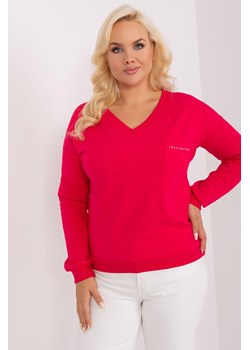 Bluzka longsleeves w prążek czerwony ze sklepu 5.10.15 w kategorii Bluzki damskie - zdjęcie 169691564