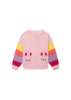 Sweter dziewczęcy z kotkami ze sklepu 5.10.15 w kategorii Bluzy i swetry - zdjęcie 169691852
