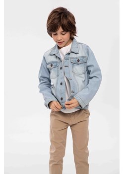 Jasnoniebieska kurtka jeansowa dla chłopca ze sklepu 5.10.15 w kategorii Kurtki chłopięce - zdjęcie 169691890