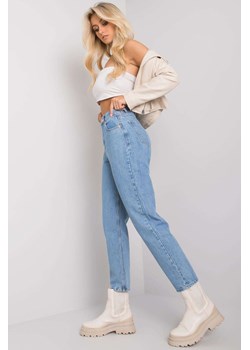 Niebieskie spodnie mom jeans ze sklepu 5.10.15 w kategorii Jeansy damskie - zdjęcie 169691994