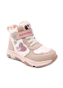 Trzewiki dla dziewczynki różowe Weestep- serduszka ze sklepu 5.10.15 w kategorii Buty zimowe dziecięce - zdjęcie 169692043