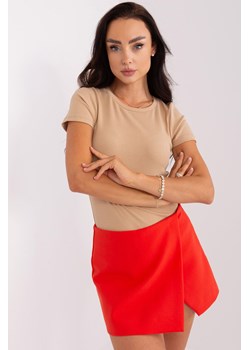 Camelowa damska bluzka w prążek ze sklepu 5.10.15 w kategorii Bluzki damskie - zdjęcie 169692264
