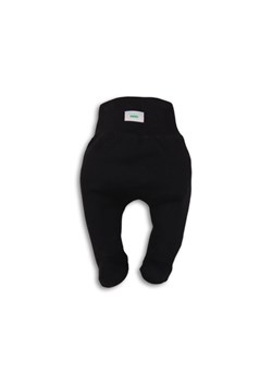 Bawełniane półśpiochy niemowlęce - czarne ze sklepu 5.10.15 w kategorii Spodnie i półśpiochy - zdjęcie 169692423