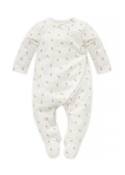Pajac wiązany dla niemowlaka Lovely Day beige ecru ze sklepu 5.10.15 w kategorii Pajacyki - zdjęcie 169692734