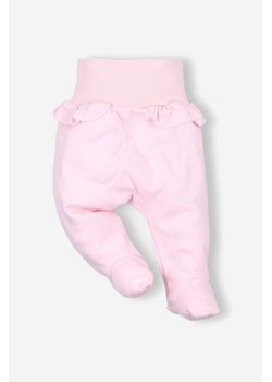 Półśpiochy niemowlęce z bawełny organicznej dla dziewczynki ze sklepu 5.10.15 w kategorii Spodnie i półśpiochy - zdjęcie 169693234