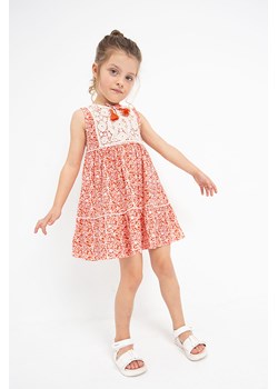 Sukienka w stylu boho dla dziewczynki Mayoral - pomarańczowa ze sklepu 5.10.15 w kategorii Sukienki dziewczęce - zdjęcie 169693364