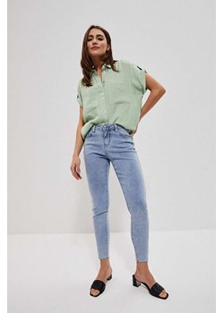 Spodnie jeansowe damskie niebieskie ze sklepu 5.10.15 w kategorii Jeansy damskie - zdjęcie 169693393