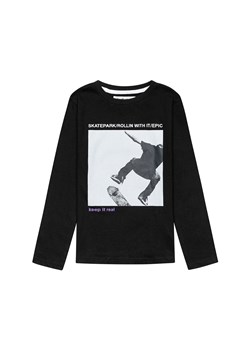Bluzka chłopięca bawełniana czarna ze sklepu 5.10.15 w kategorii T-shirty chłopięce - zdjęcie 169693480