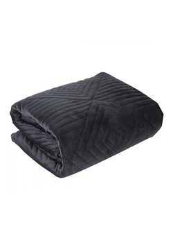 Narzuta pikowana na łóżko 220x240cm - czarna ze sklepu 5.10.15 w kategorii Narzuty i kapy - zdjęcie 169693543