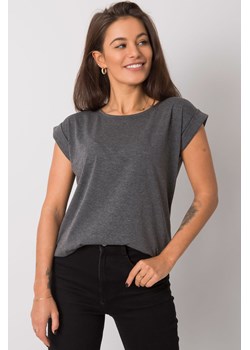 Melanżowy t-shirt damski - szary ze sklepu 5.10.15 w kategorii Bluzki damskie - zdjęcie 169693654