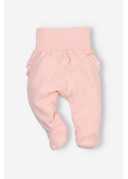 Półśpiochy niemowlęce z bawełny organicznej dla dziewczynki ze sklepu 5.10.15 w kategorii Spodnie i półśpiochy - zdjęcie 169694433