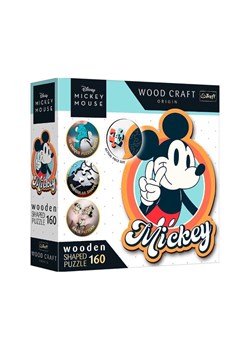Drewniane Puzzle 160 elementów - Myszka Mickey ze sklepu 5.10.15 w kategorii Puzzle - zdjęcie 169694541