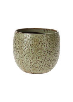 Doniczka ceramiczna 13x11cm zielona ze sklepu 5.10.15 w kategorii Doniczki i osłonki - zdjęcie 169694591