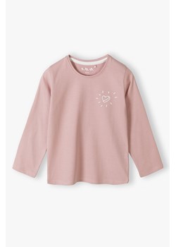 Różowa bluzka dla dziewczynki z długim rękawem - 5.10.15. ze sklepu 5.10.15 w kategorii Bluzki dziewczęce - zdjęcie 169694683
