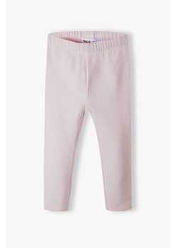 Różowe legginsy dla dziewczynki gładkie ze sklepu 5.10.15 w kategorii Spodnie dziewczęce - zdjęcie 169694813