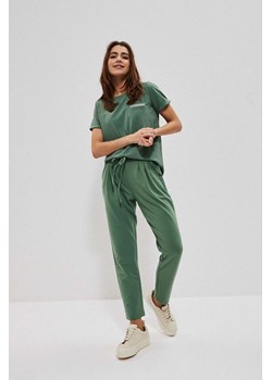 Spodnie dresowe damskie - zielone ze sklepu 5.10.15 w kategorii Spodnie damskie - zdjęcie 169694861