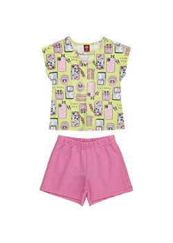 Komplet dla dziewczynki - t-shirt + szorty ze sklepu 5.10.15 w kategorii Komplety dziewczęce - zdjęcie 169695034