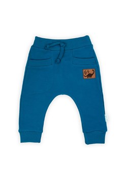 Spodnie dresowe baggy niemowlęce- niebieskie ze sklepu 5.10.15 w kategorii Spodnie i półśpiochy - zdjęcie 169695081