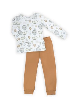 Chłopięca piżama bawełniana z długim rękawem- wieloryby i balony ze sklepu 5.10.15 w kategorii Piżamy dziecięce - zdjęcie 169695091