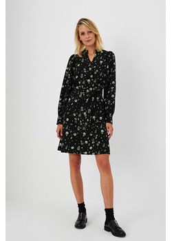 Trapezowa sukienna damska w roślinne wzory ze sklepu 5.10.15 w kategorii Sukienki - zdjęcie 169695143