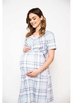 Koszula nocna dla przyszłej mamy EMILLY w kratę ze sklepu 5.10.15 w kategorii Bielizna ciążowa - zdjęcie 169695154