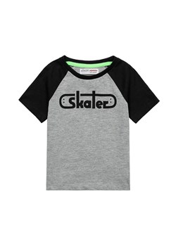 T-shirt chłopięcy szary Skater ze sklepu 5.10.15 w kategorii T-shirty chłopięce - zdjęcie 169695480