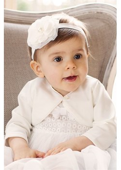 Bolerko dla dziewczynki, białe ze sklepu 5.10.15 w kategorii Ubranka do chrztu - zdjęcie 169695563