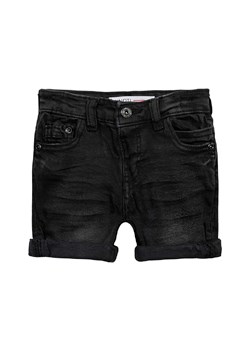 Jeansowe krótkie spodenki z podwinięta nogawką dla chłopca - czarne ze sklepu 5.10.15 w kategorii Spodenki chłopięce - zdjęcie 169695852